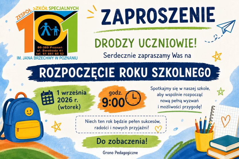 Read more about the article Rozpoczęcie roku szkolnego 2026/2027